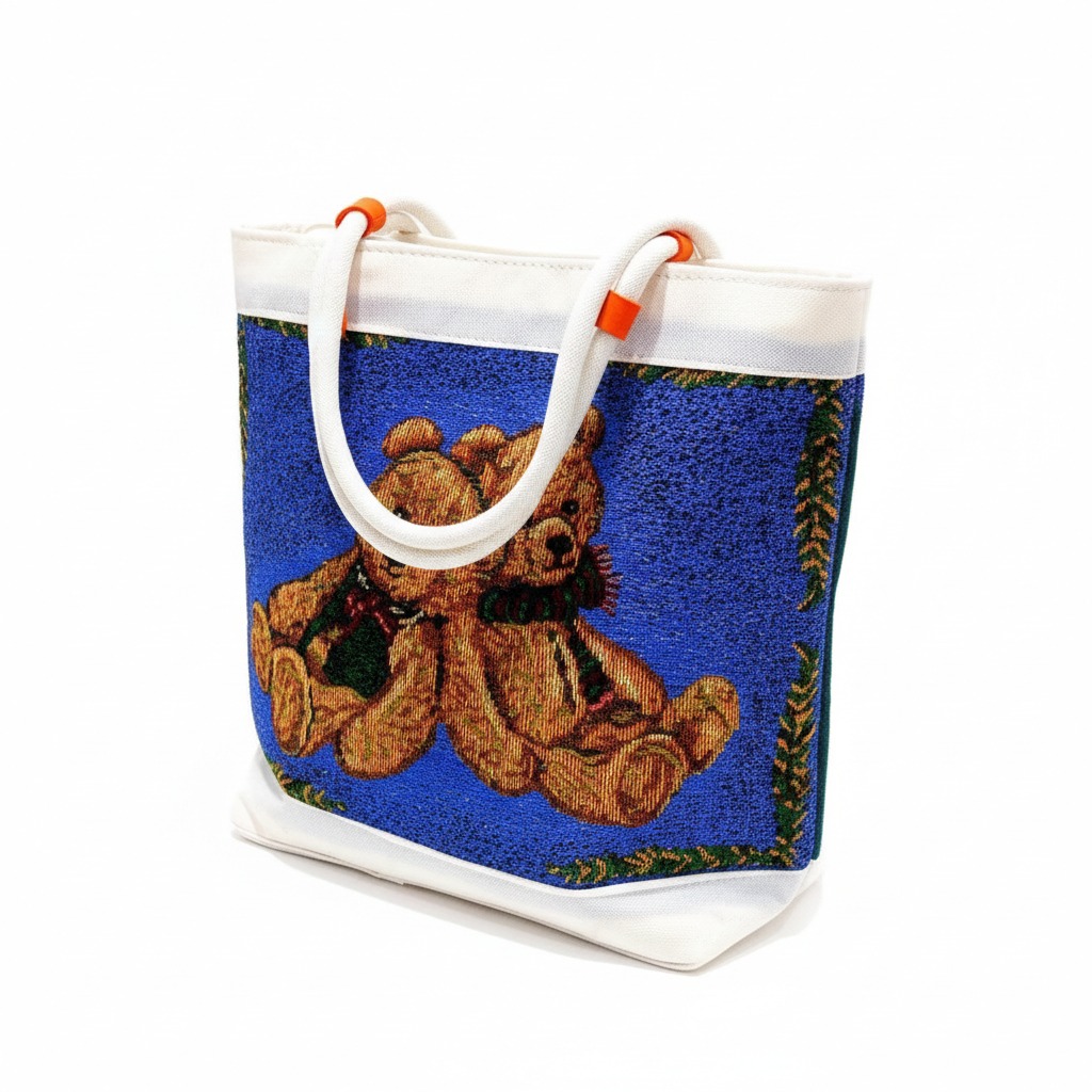 Printed Pu Bazaar Bag